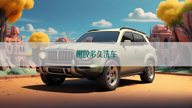 树胶多久洗车